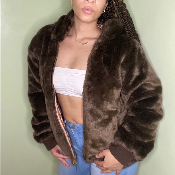 Rocawear Reversible Fur Coat - Picture 4 of 4